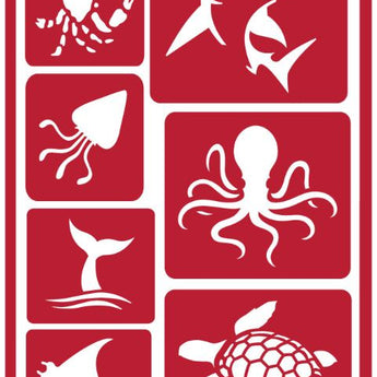 ONO Stencil Set - Sea Creatures