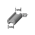 3/16" H Round Zinc - 4 ft.