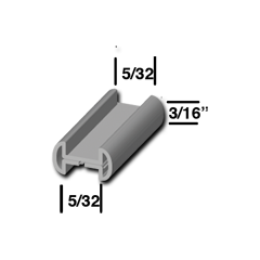 3/16" H Round Zinc - 4 ft.