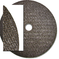 Abrasive Blade, 4'' dia. 1/2'' arbor