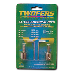 1/4'' Regular 100 Grit TWOFERS 2 bit set