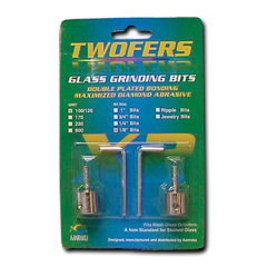 1/8'' Regular 100 Grit TWOFERS 2 bit set
