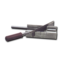 * Aluminum Miter Box/Saw Combo