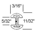 3/16'' H Round Zinc - 6 ft
