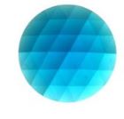 Jewel 30mm Round Faceted - Turquoise