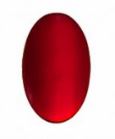 Background Jewel 24x14mm Oval Smooth - Red
