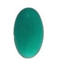 Background Jewel 24x14mm Oval Smooth - Teal