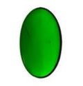 Background Jewel 24x14mm Oval Smooth - Green