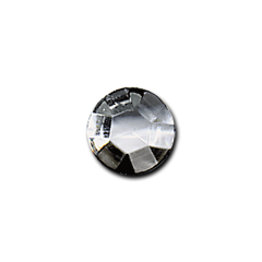 Jewel 15mm Round Faceted - Clear