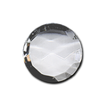 Jewel 25mm Round Faceted - Clear