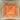 Jewel 25mm Square Faceted - Peach