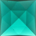 Jewel 25mm Square Faceted - Teal