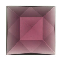 Jewel 25mm Square Faceted - Amethyst