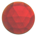 Jewel 25mm Round Faceted - Red