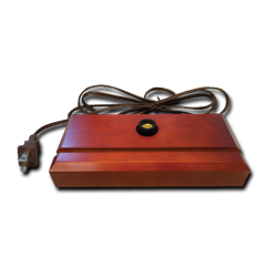 * Lighted Rectangular Wood Display Base with Cord Set