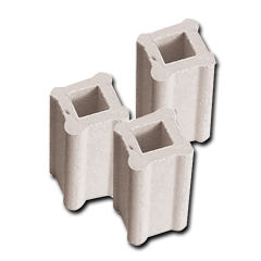 1-1/2" Wide x 4'' Tall Kiln Post (set of 3)