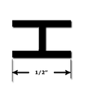 1/2'' H Flat Lead - 6 ft.