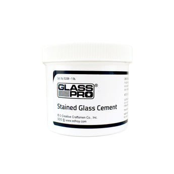 GlassPro Black Cement for Stained Glass 1lb