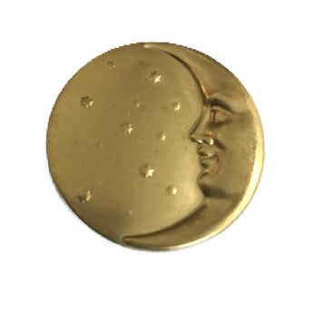 Moon Novelty Brass Finding/ea