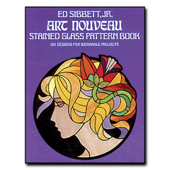 Art Nouveau Stained Glass Pattern Book