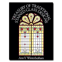 Treasury of Traditional Designs Stained Glass Pattern Book