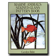 Marine Animals Stained Glass Pattern Book