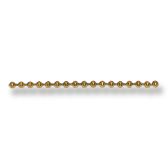 1/8'' Brass Ball Chain/Yd.