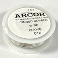 12 Gauge Tinned Wire - 4 oz. 12 ft