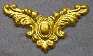Large Brass Box Corners/Ea.