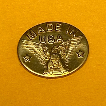 Brass *Made In USA* Label