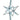 3-D Open Center Star Bevel Cluster, 13-1/2" x 10-1/4", Clear