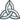 Celtic Cross Bevel Cluster