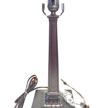 21" Mission Lamp Base (13.5" Base + 7.5" Harp)