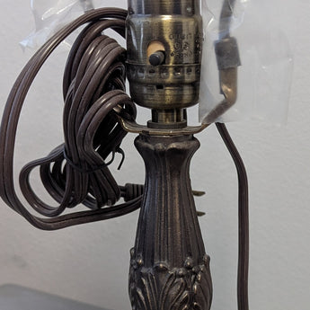 13-1/8" Rose Lamp Base (7.25" Base + 6" Harp)