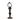 13-3/4" Nouveau Lamp Base (7.75" Base + 6" Harp)