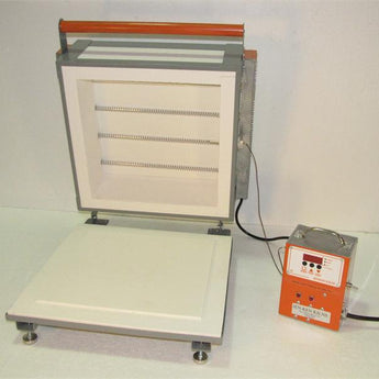 Jen-Ken 16'' Square Pro-Fusion Kiln with 3-Button Controller, 120V, 16"x16"x5"; controller ships...