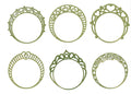 Angel Halo Filigree/35mm Set of 6