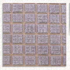Charcoal Gray Mosaic Glass Tile