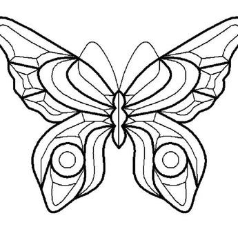 Butterfly Bevel Cluster 23 Pcs