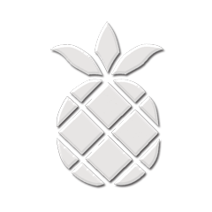 Pineapple Bevel Cluster, 6-3/8" x 9", ..15 Pieces