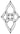 Bevel Cluster - 8-1/2" x 4-1/2", 5 pieces