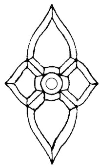 Bevel Cluster - 8-1/2" x 4-1/2", 5 pieces