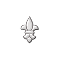 Bevel Cluster - Fleur-de-lis; 7 pcs; 6-3/8" X 7-3/4"
