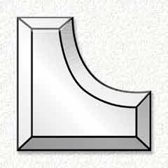 4''x4''x2'' Round Corners-Set of 4