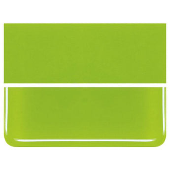Bullseye Thin Spring Green Opalescent 90COE