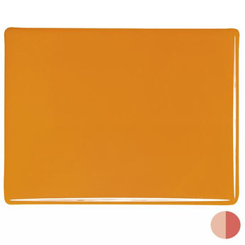 Bullseye Thin Pumpkin Orange Opalescent 90COE