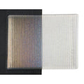 Bullseye Clear Reeded Iridescent 90COE