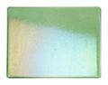 Bullseye Thin Light Green Cathedral Iridized 90COE