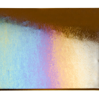 Bullseye Thin Sienna Transparent Iridized 90COE