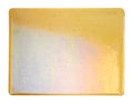 BullseyeThin Medium Amber Transparent Iridized 90COE